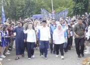 Kampanye di Luwuk, Anwar-Reny Disambut Ribuan Warga