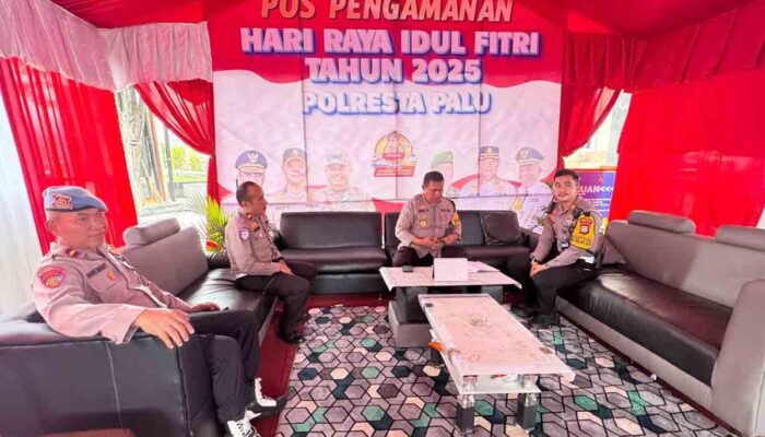 Kapolresta Palu Pastikan Operasi Ketupat 2025 Lancar