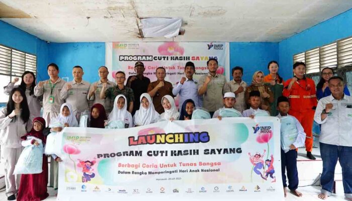 IMIP Ajak Karyawan Jadi Relawan Pendidikan Lewat Cuti Kasih Sayang