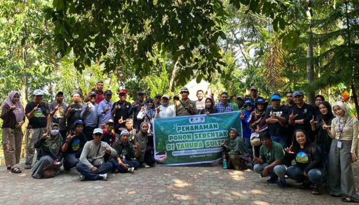 ROA dan UPT Tahura Hijaukan Sulteng dengan 1.300 Pohon