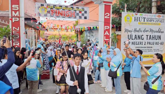 HUT ke-63 SMPN 2 Palu, Pemkot Dorong Murid Raih Prestasi