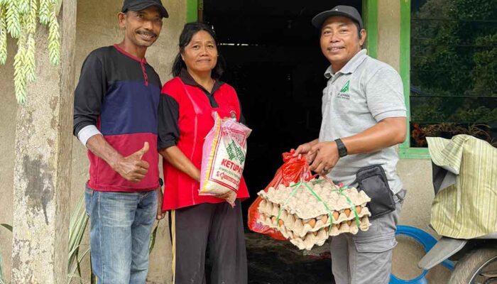 Semangat Ramadan, Aepra Energi Persada Bantu Warga Kawata dengan Sembako