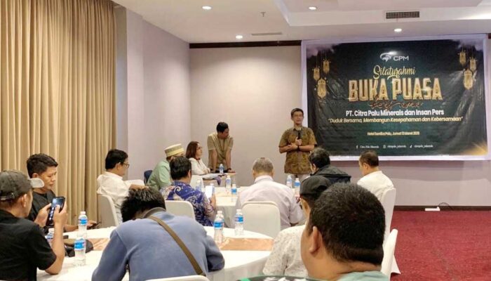 PT CPM Pererat Silaturahmi dengan Jurnalis Palu Lewat Buka Puasa Bersama