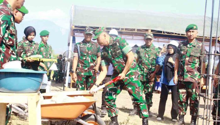 Kodam XXIII/Palaka Wira Bangun Yonif dan Brigif di Kabupaten Sigi