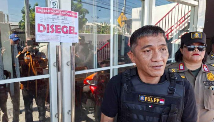 Bandel Soal Sampah, Chicken Bin Palu Disegel Satpol PP