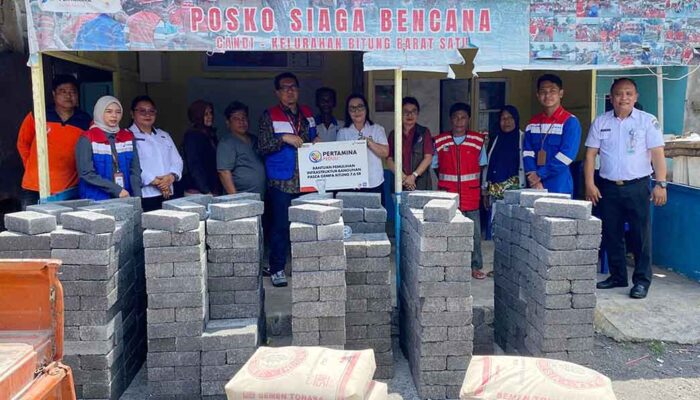 Pulihkan Infrastruktur Pascabencana, Pertamina Bantu Warga Bitung