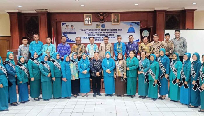 TP-PKK dan Bunda PAUD Parimo Dilantik: Percepat Penurunan Stunting-Pemerataan PAUD