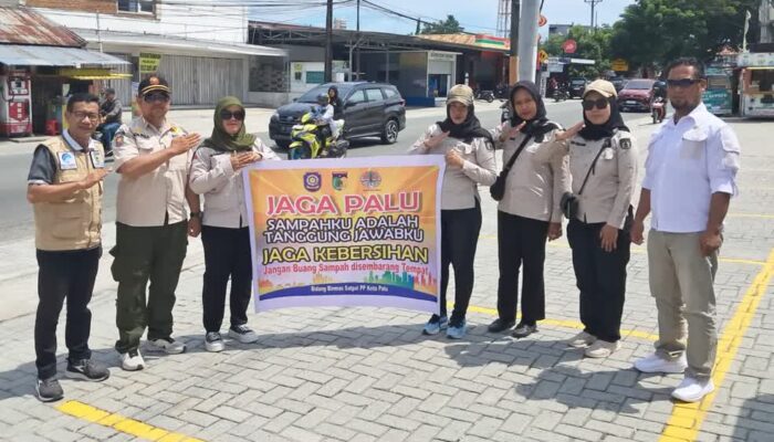 Satpol PP Palu Edukasi Warga soal Kebersihan Lingkungan
