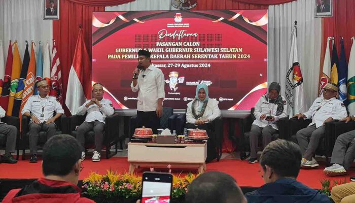 Andi Sudirman-Fatmawati Jadi Pendaftar Pertama Pilgub Sulsel 2024