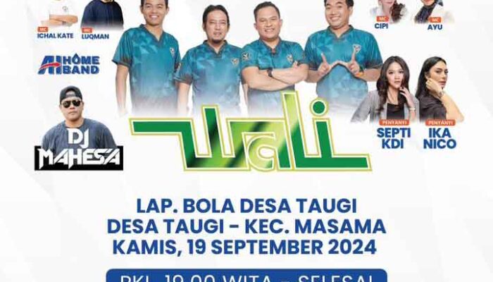 Deklarasi Anwar-Reny di Banggai Hadirkan Wali Band