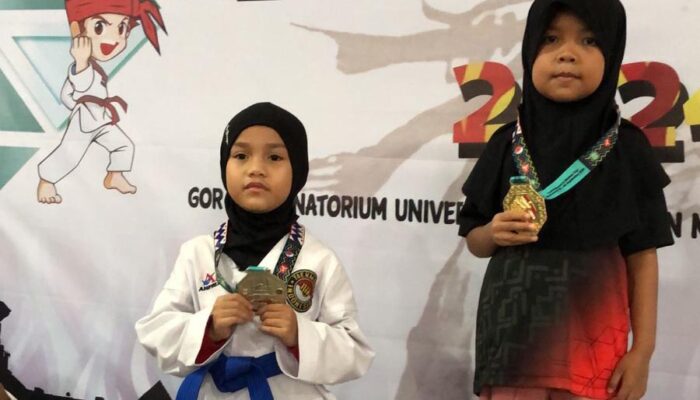 Kemala Sabet Emas di Turnamen Taekwondo Al-Markaz Cup I 2024