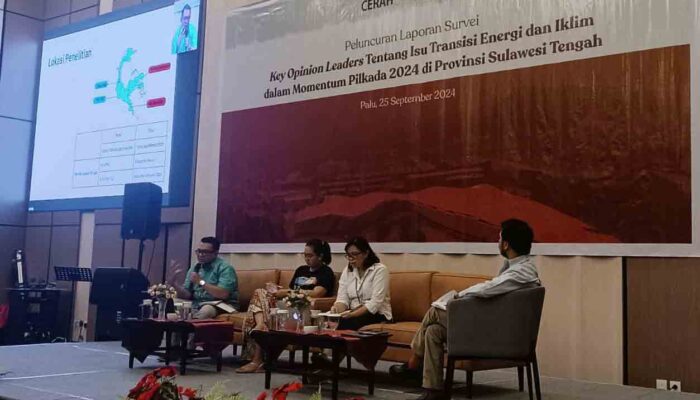 Survei PolGov: Krisis Iklim Jadi Isu Utama Menjelang Pilkada Sulteng 2024