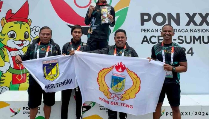 Alexander Adrian Sumbang Medali Pertama untuk Sulteng di PON Aceh-Sumut 