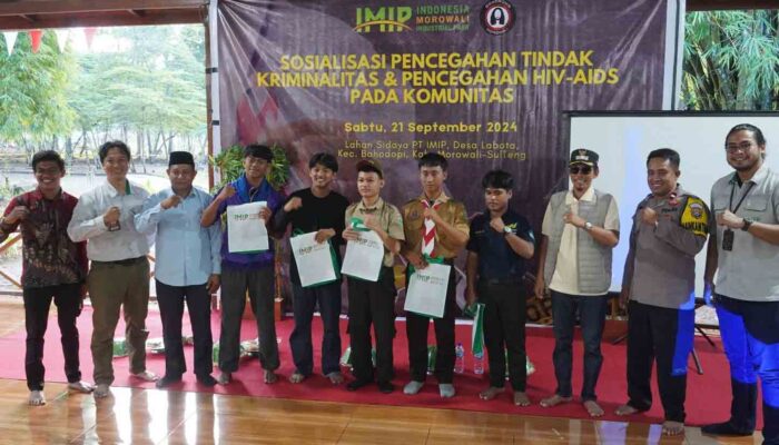 Kriminalitas dan HIV-AIDS Meningkat, IMIP Sosialisasikan Pencegahan