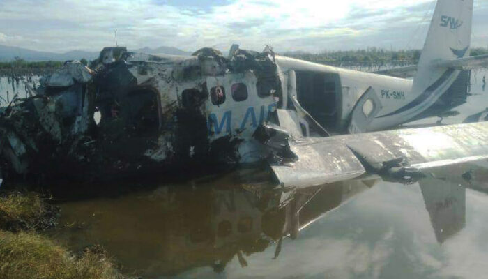 Pesawat SAM Air Jatuh di Gorontalo, Empat Penumpang Tewas
