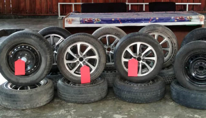 Tobat! Sindikat Pencuri Ban Serep Ini Terancam 12 Tahun Penjara