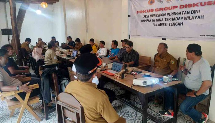 La Nina Mengancam, FPRB Sulteng Dorong Status Siaga Darurat Bencana