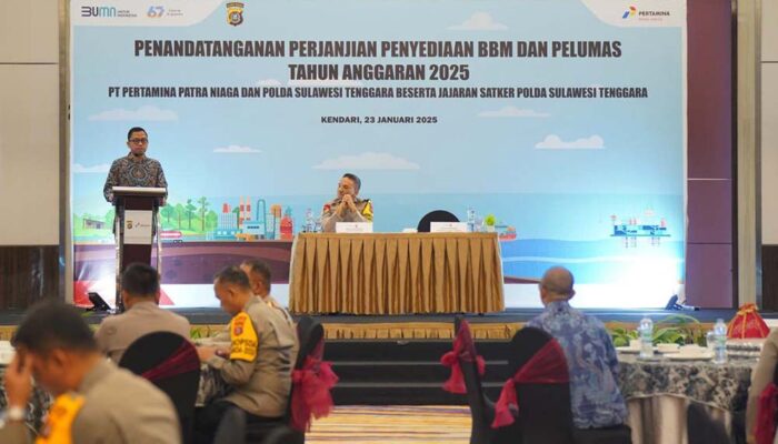 Pertamina Pastikan BBM dan Pelumas Polda Sultra Terpenuhi