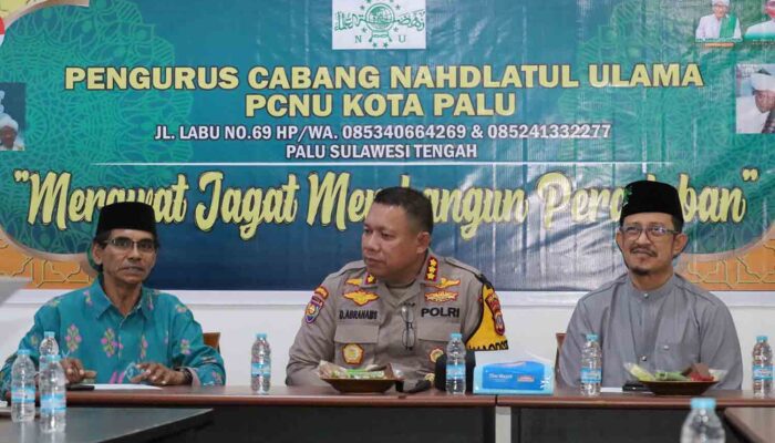 Polresta Gandeng Tokoh Agama Jaga Keamanan Kota Palu