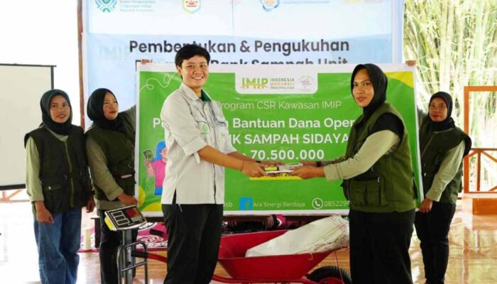 Kelola Sampah Lebih Efektif, IMIP Bangun 10 Bank Sampah