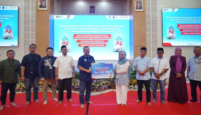 Pertamina Santuni Anak Yatim Makassar di Bulan Suci