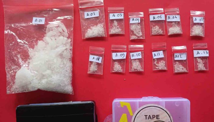 Satreskoba Polresta Palu “Bungkus” Pengecer Sabu-Sabu di Tatanga