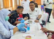 Peringati HBP ke-61, Puluhan Petugas Pemasyarakatan Sulteng Donor Darah