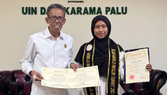 Membanggakan! Mahasiswi UIN Datokarama Borong Dua Gelar di Malaysia