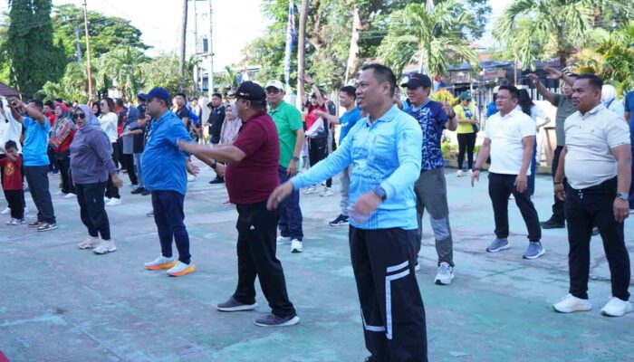 Imigrasi Palu Semarakkan Hari Bakti Pemasyarakatan dengan Senam