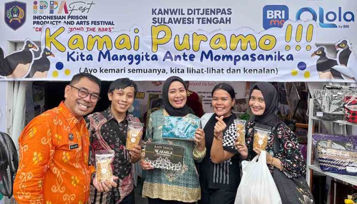 Warga Binaan Sulteng Buktikan Kemandirian Ekonomi Lewat Produk Kreatif