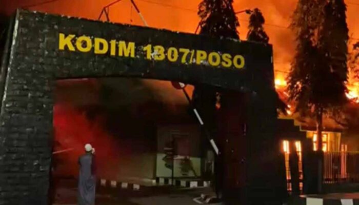 Kodim Poso Terbakar: Tidak Ada Korban Jiwa, Senjata dan Amunisi Diselamatkan