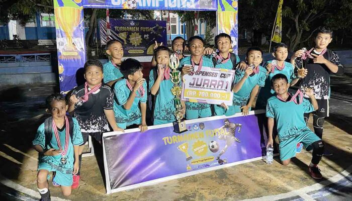 SDN Pengawu Juara Turnamen Futsal Antar SD se-Kota Palu