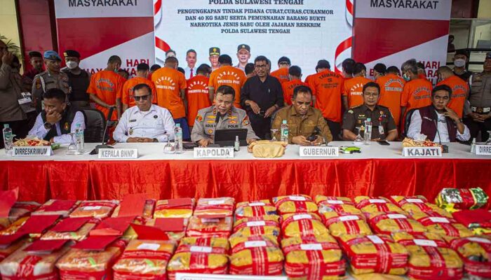 Polisi Sita 48,6 Kg Sabu-Sabu, 194 Ribu Jiwa Terselamatkan