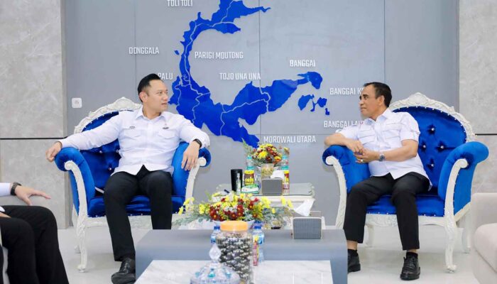 Gubernur Paparkan Proyek Infrastruktur Utama Sulteng ke Menko AHY