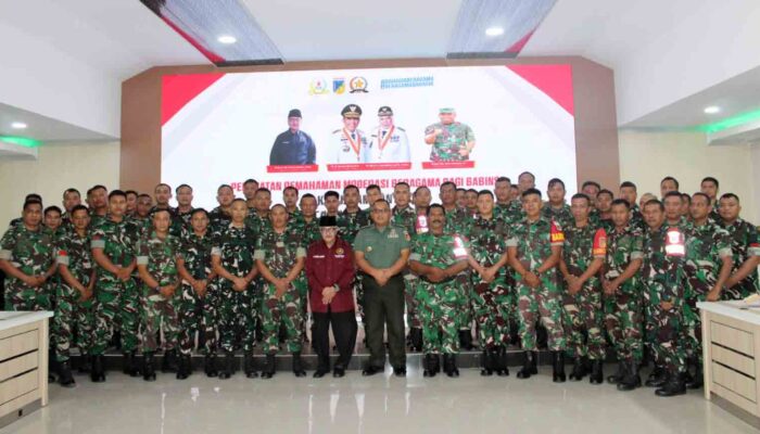 60 Babinsa Korem 132/Tadulako Dapat Pembekalan Moderasi Beragama