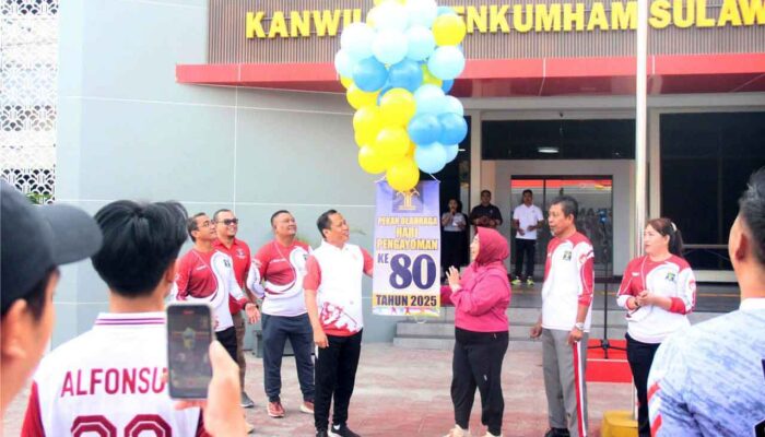 Semarak Hari Pengayoman, Kemenkum Sulteng Gelar Pekan Olahraga 2025