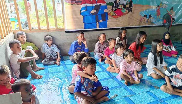 Pertamina Buka Kelas Belajar Gratis untuk Anak Pesisir Bitung