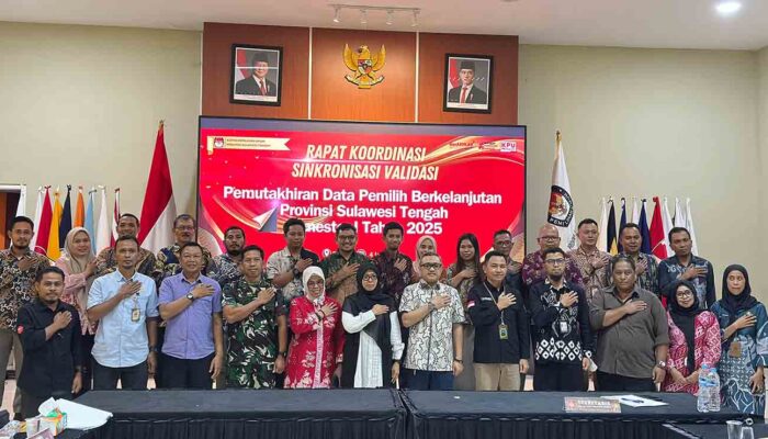 Rapat Pleno PDPB KPUD Sulteng Gagal Digelar