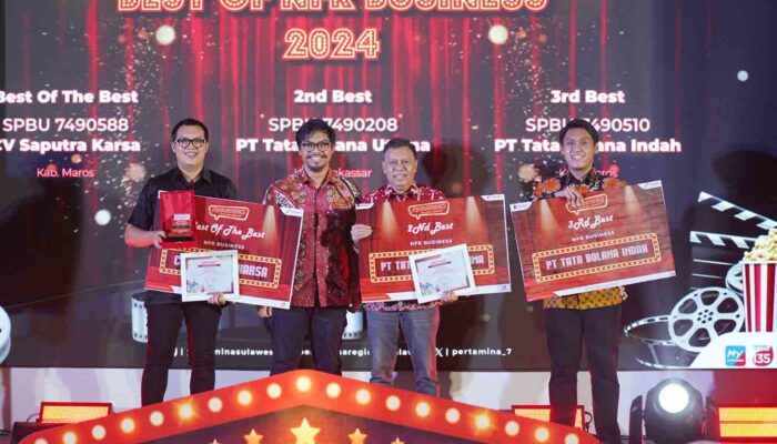 Pertamina Beri Penghargaan Mitra Penyalur Energi Terbaik di Sulawesi