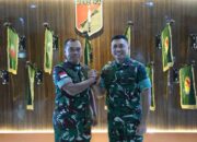 Silaturahmi Dua Pangdam, Bahas Strategi dan Koordinasi Antar-Kotama