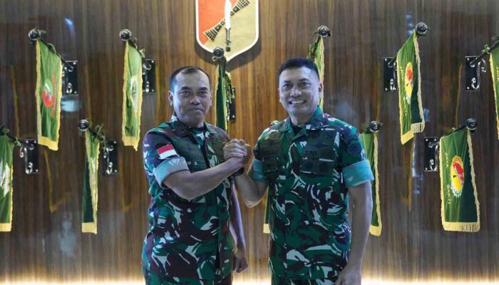 Silaturahmi Dua Pangdam, Bahas Strategi dan Koordinasi Antar-Kotama