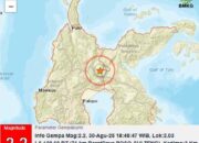 Lagi, Gempa Darat Kedalaman 3 KM Guncang Poso