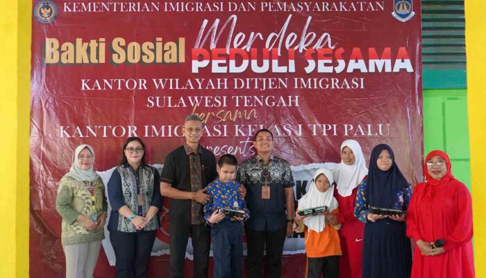 Rayakan Kemerdekaan, Imigrasi Palu Dukung Gizi Anak Berkebutuhan Khusus