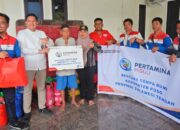 Bantuan Pertamina Ringankan Beban Korban Gempa Poso