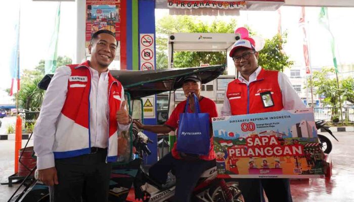 Pertamina Hidupkan Semangat 17 Agustus di SPBU Sulawesi