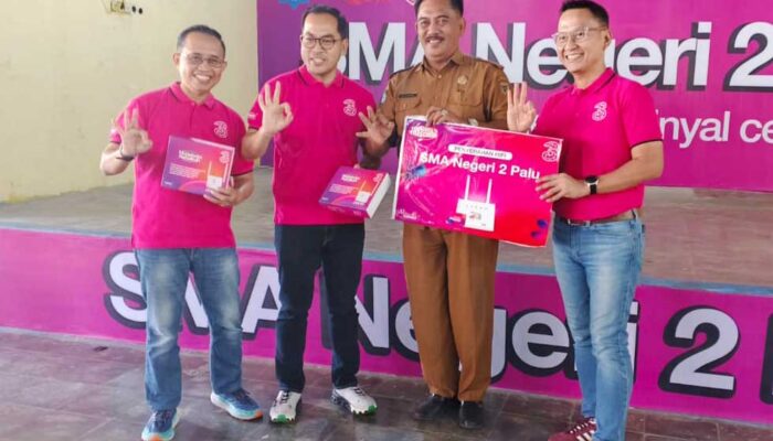 IOH Perkuat Internet SMAN 2 Palu dengan HiFi Air