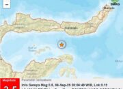 Gempa Magnitudo 3,5 Guncang Bone Bolango, Gorontalo