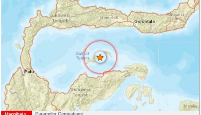 Gempa Kedalaman 5 KM Guncang Pohuwato, Gorontalo