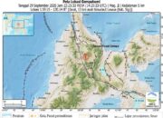 Gempa Darat Kedalaman 5 KM Guncang Lawua, Sigi