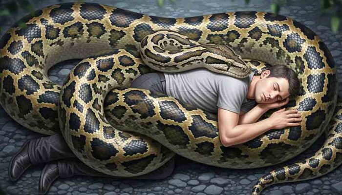 Dililit Piton Saat Tidur, Pendulang Emas Gorontalo Nyaris Tewas